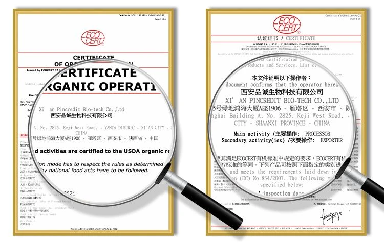organic certificates organic certificates